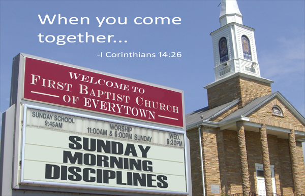 Sunday Morning Disciplines banner