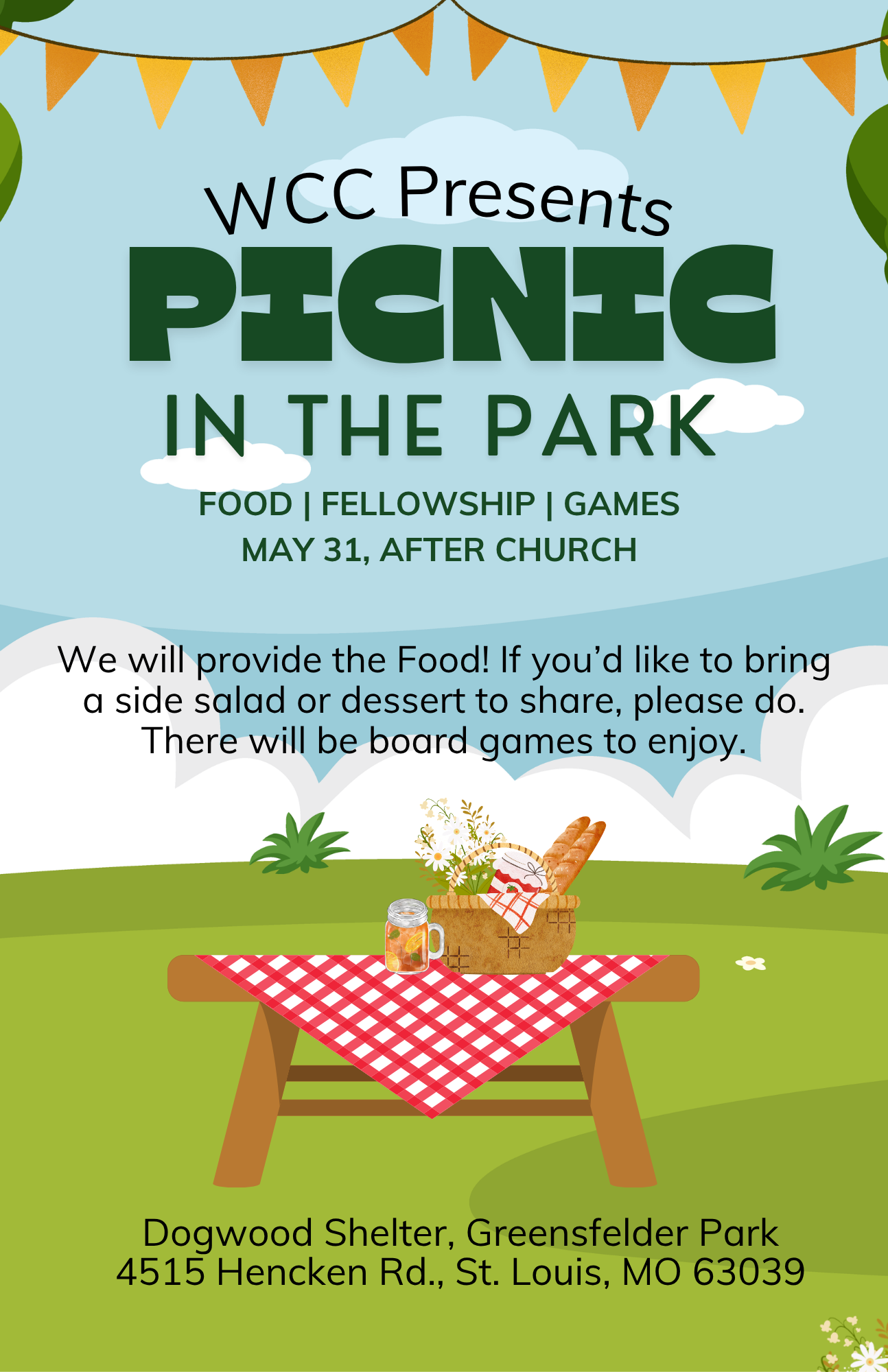 2025 Family Picnic lobby Poster