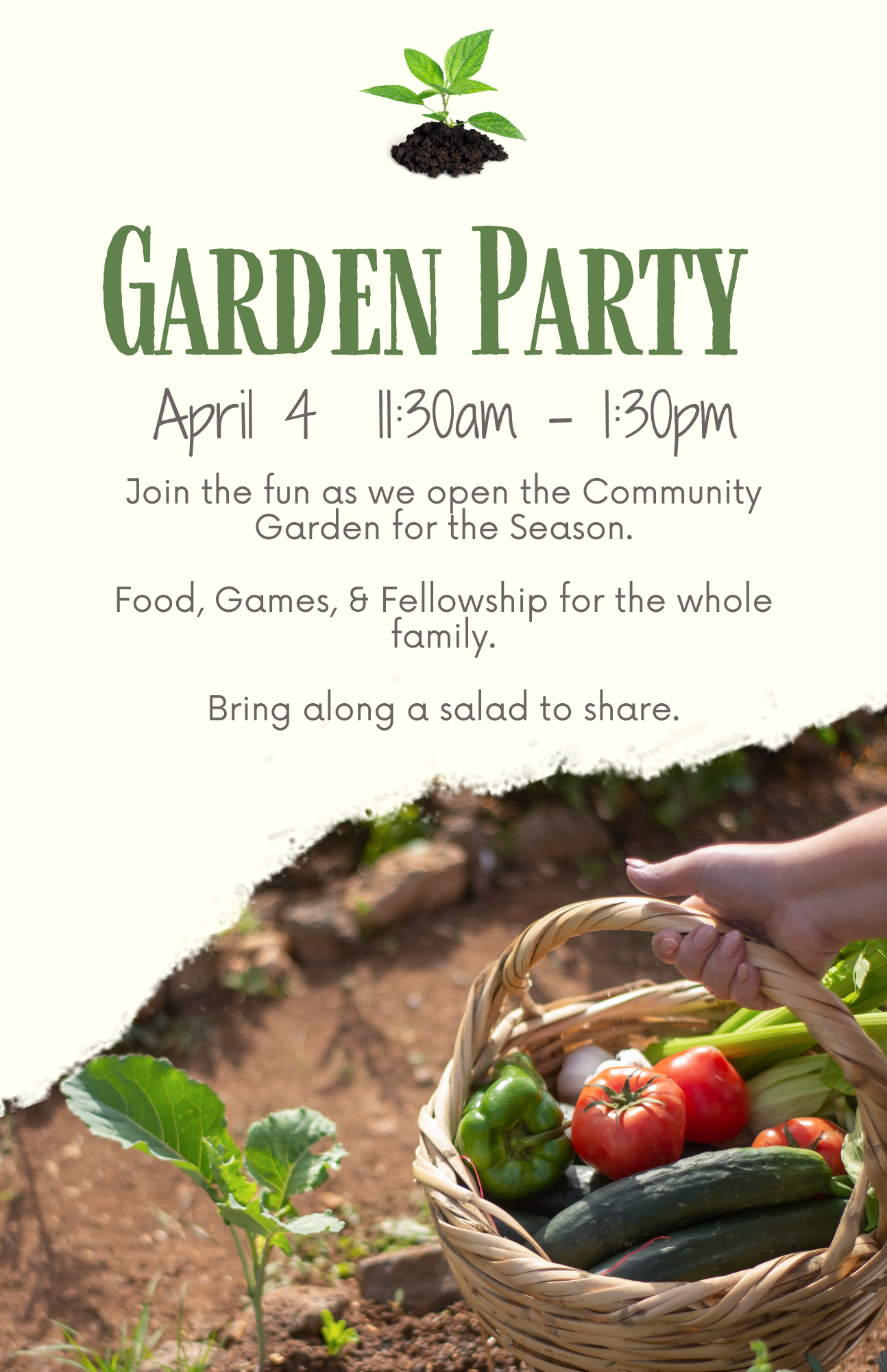 2025 Garden Party Lobby Poster