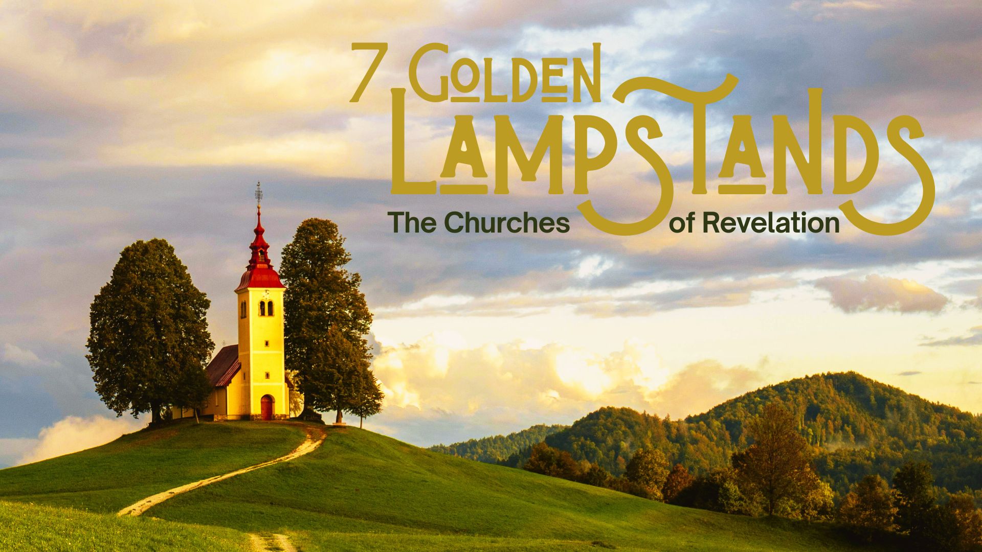 White Blue and Yellow Warmth Modern Minimalist Typographic Sunday Worship Presentation (Presentation