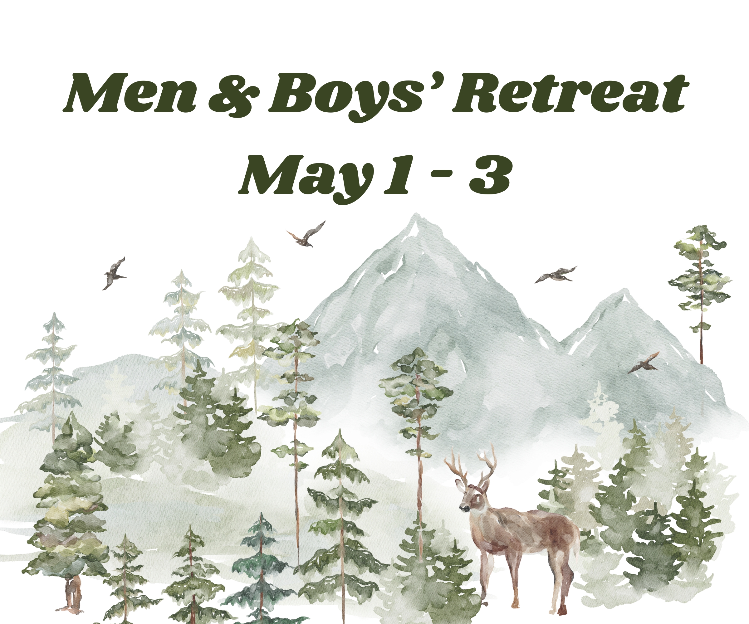 Men and Boys’ Retreat 2026 newsletter image