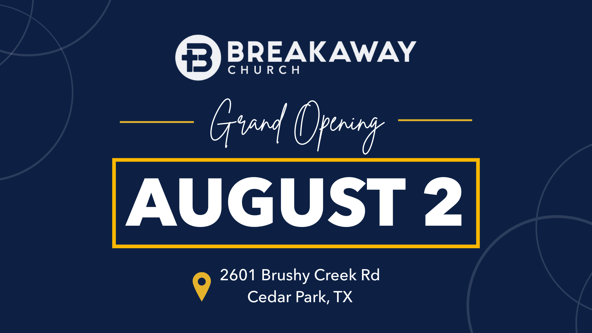 Breakaway Grand Opening Invite (Presentation)