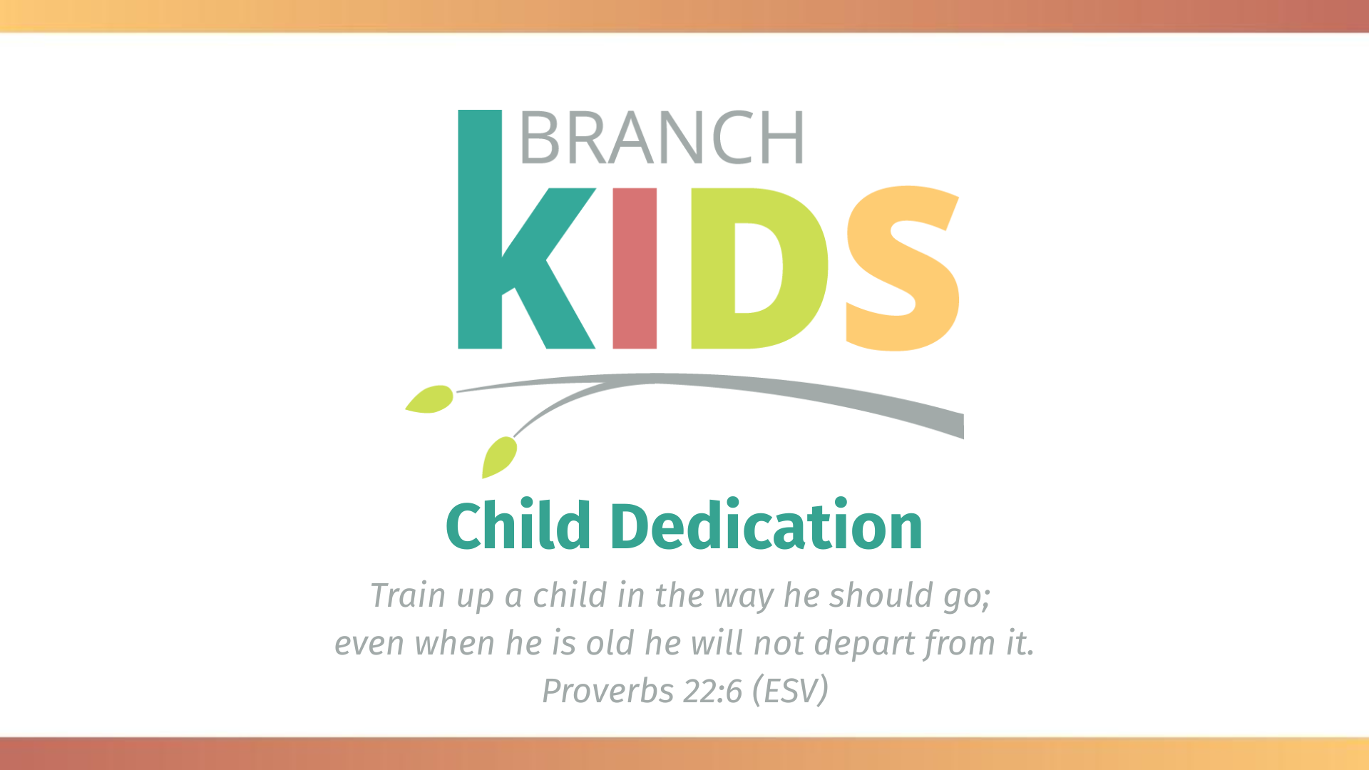 Child Dedication 101225 9am