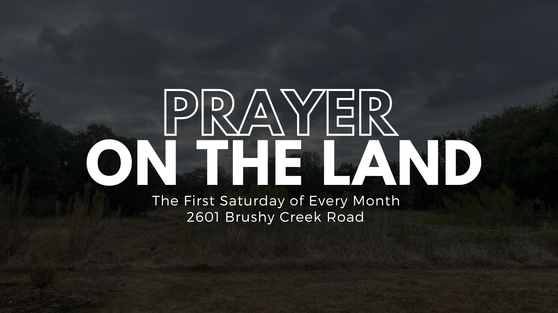 October Land Prayer