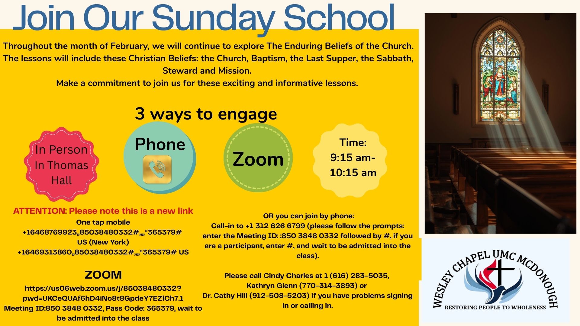 Flyer - Join Our Sunday School (4)