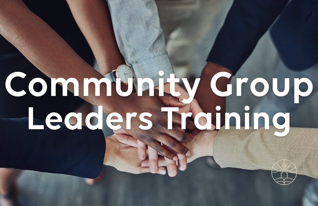 Community Group Leaders Training calendar Image image