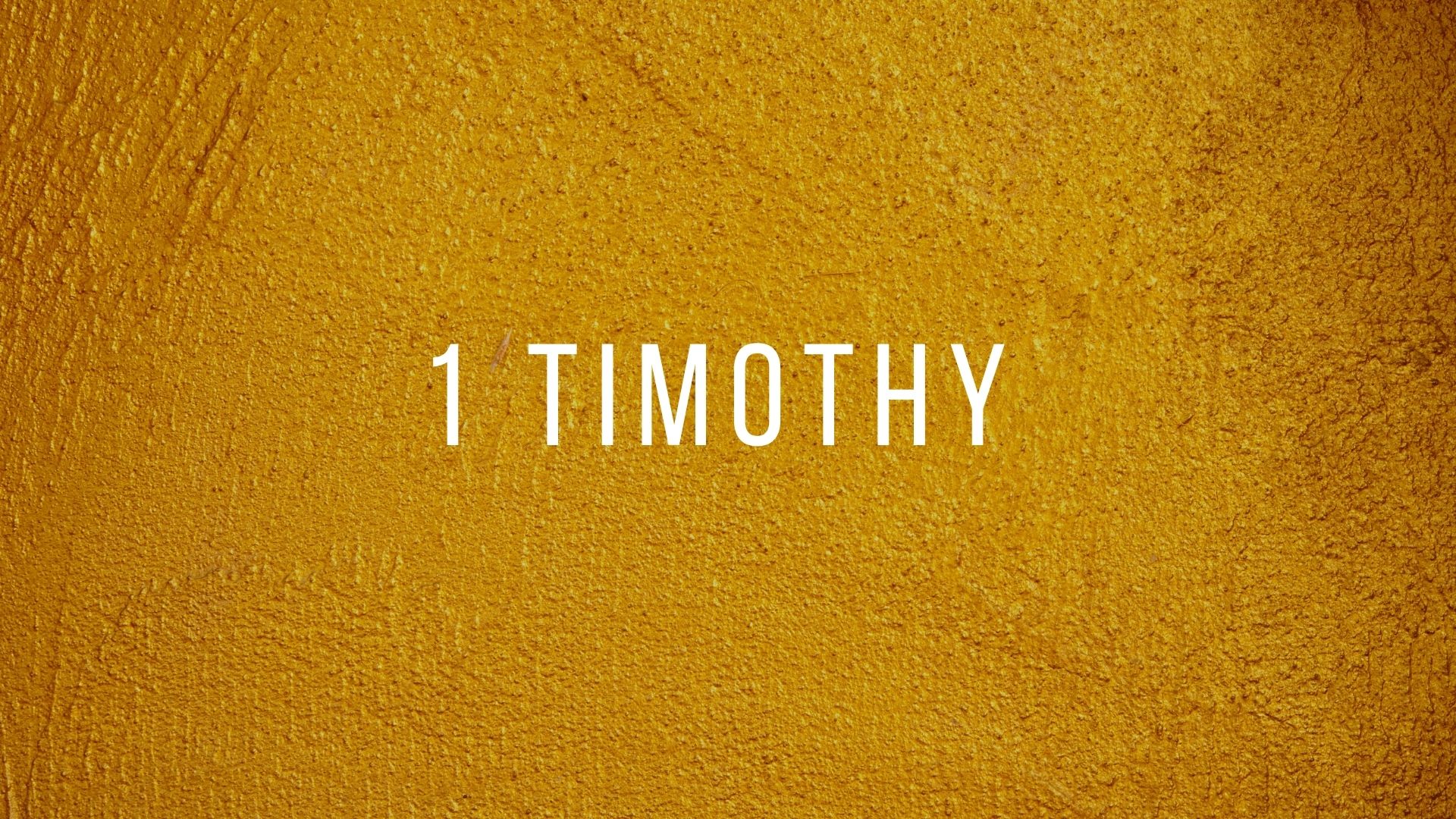 1st Timothy banner