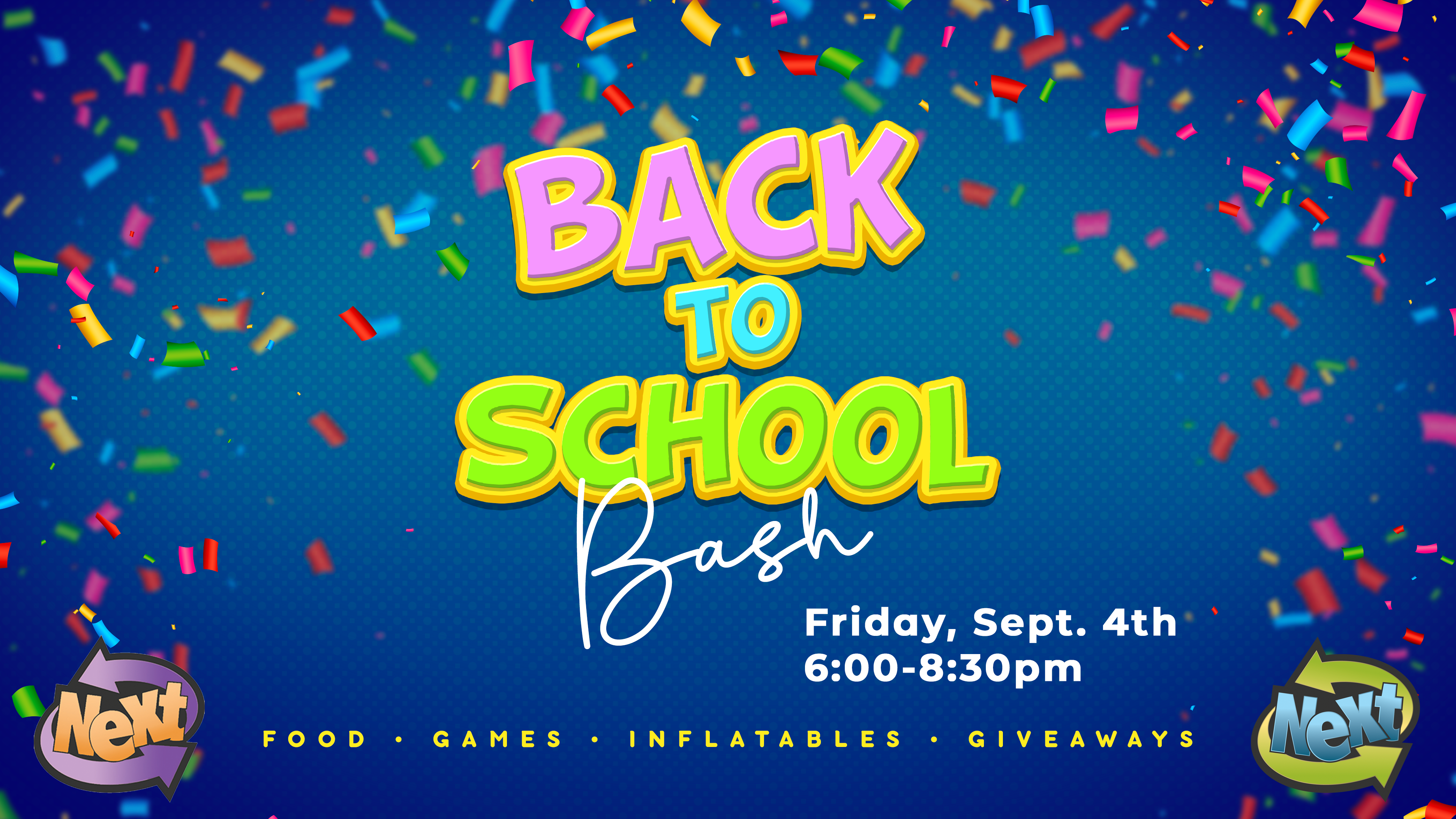 Back To School Bash Graphic image