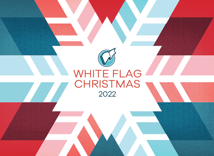White Flag Christmas 2022 banner