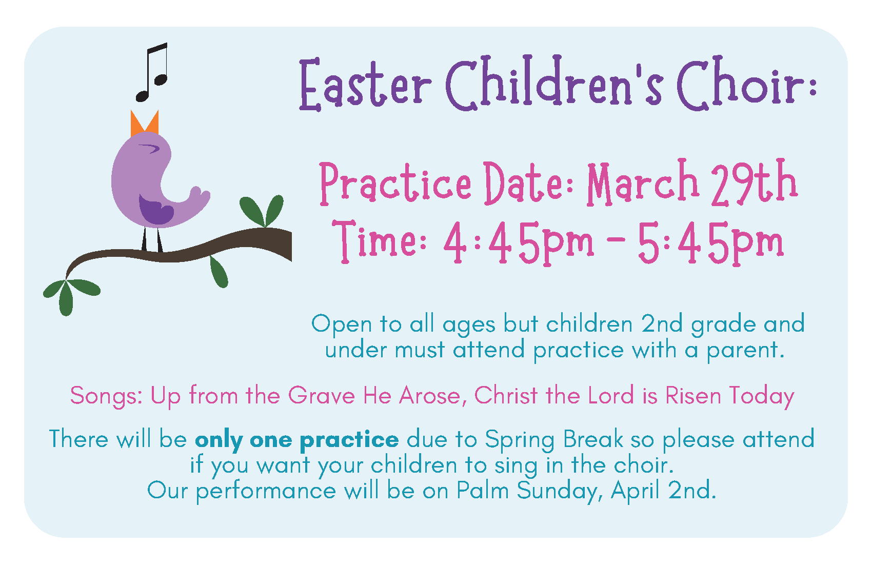 Easter Children's Choir (2)