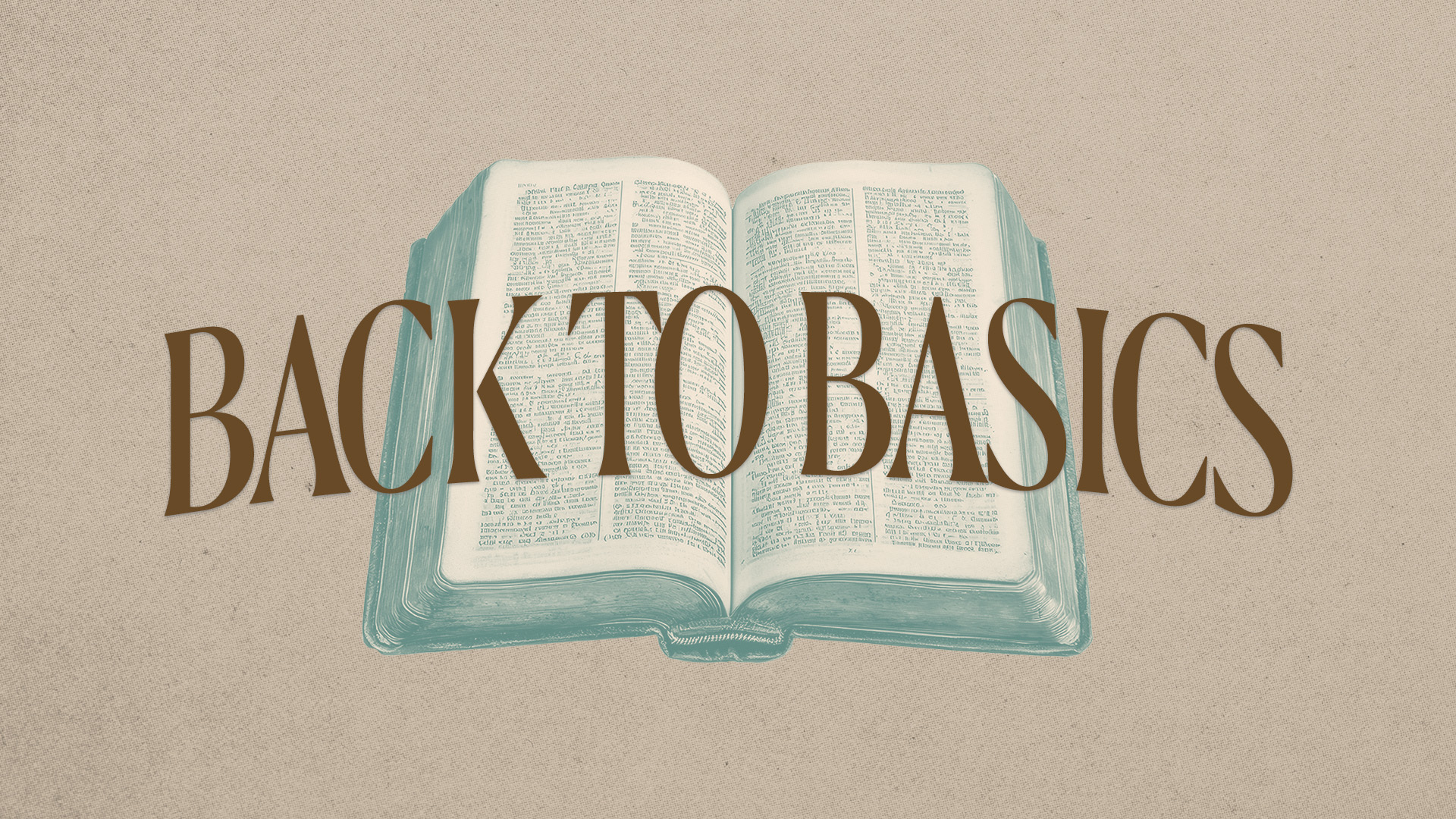Back to Basics banner