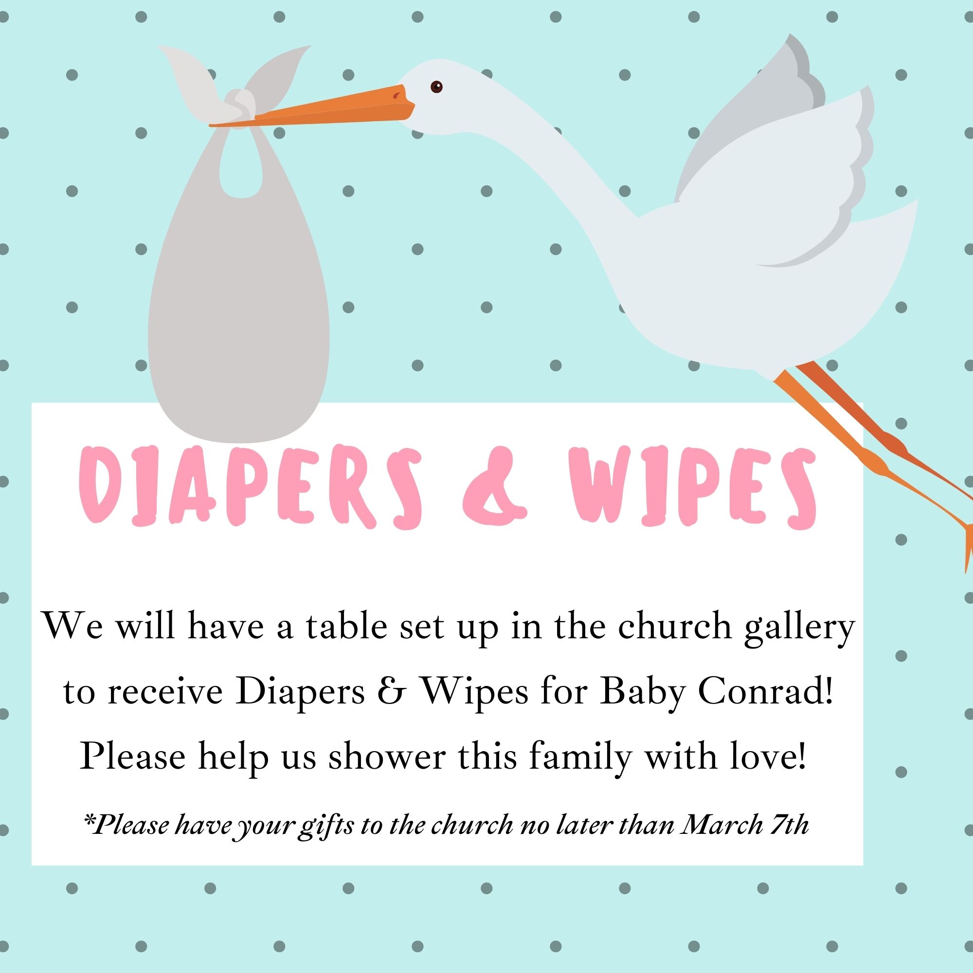diapers march 7