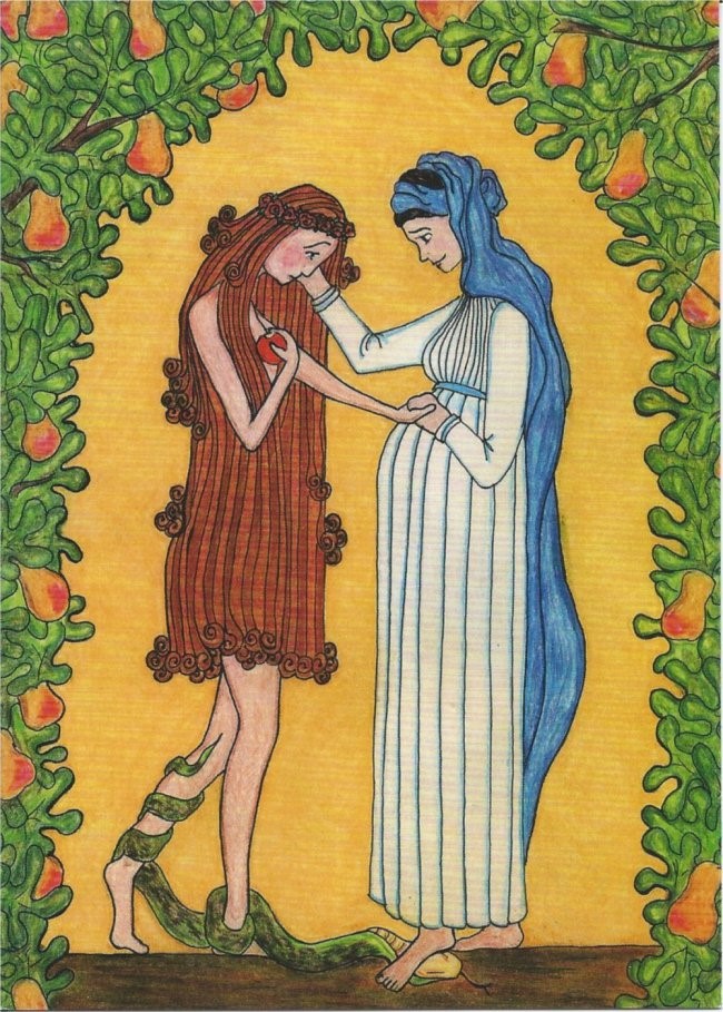 Mary Consoles Eve