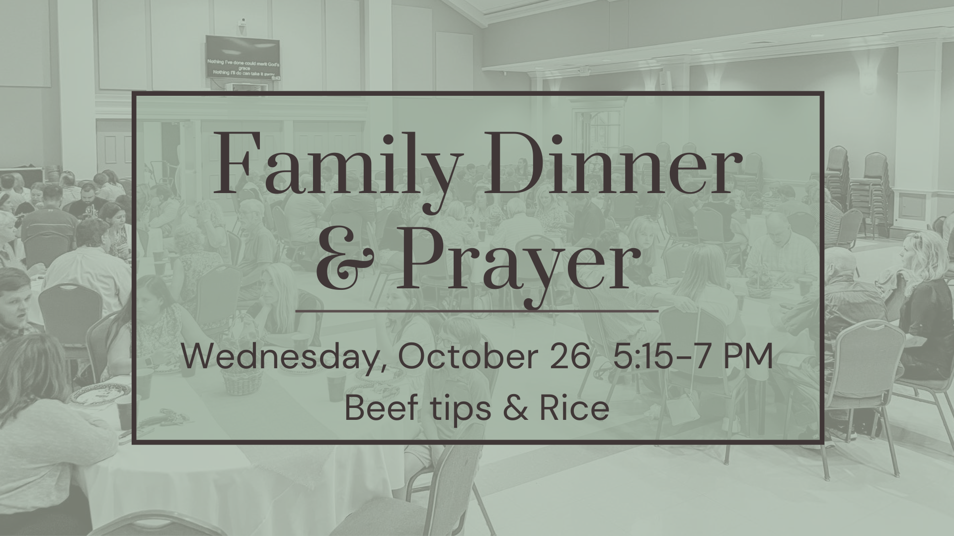Dinner & Prayer Gathering (1)