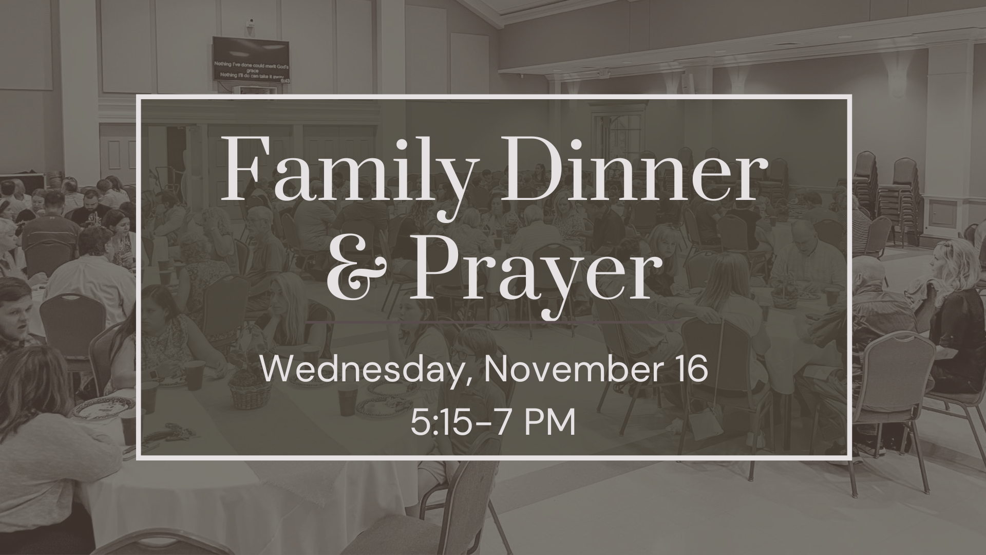 Dinner & Prayer Gathering (2)