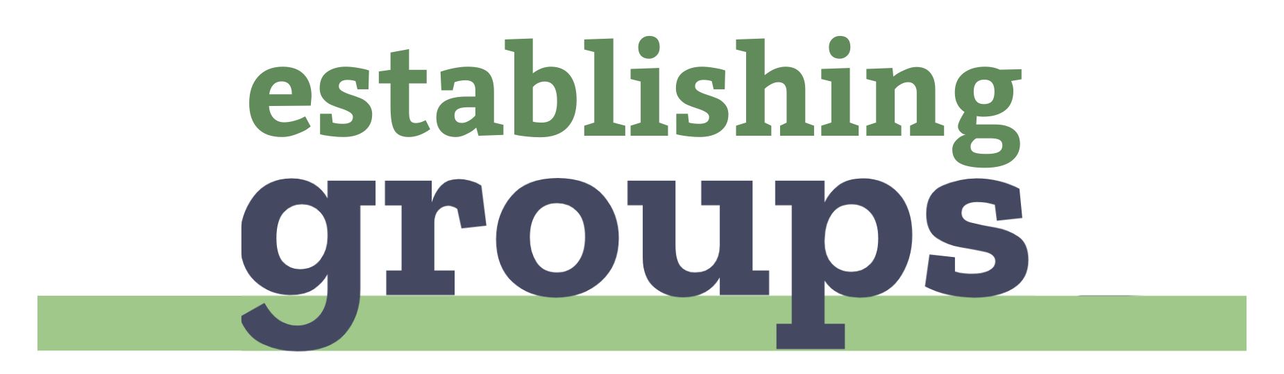 establishing groups header