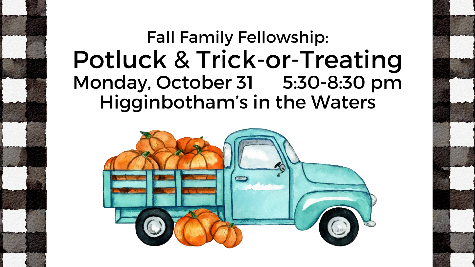 Fall Family Fellowship Potluck & Trick-or-Treating (2)