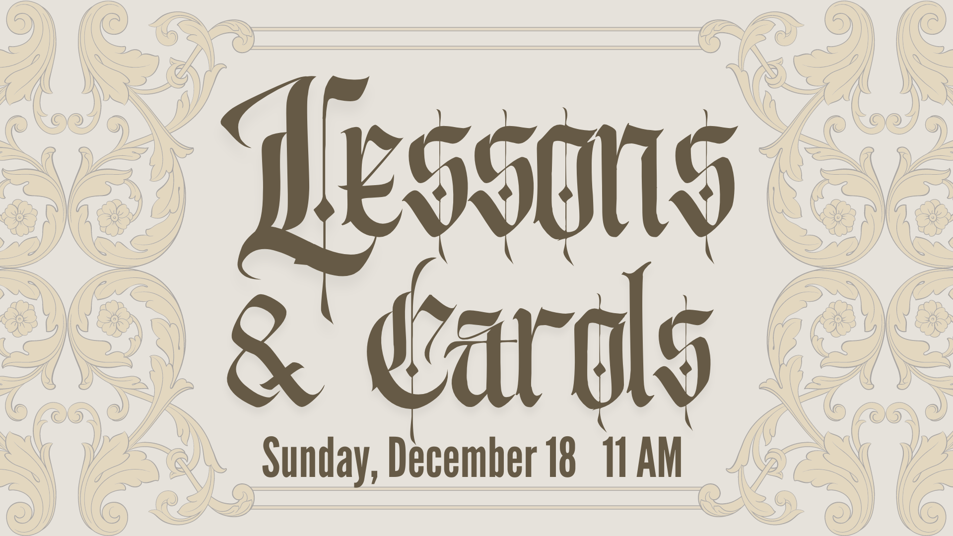 Lessons and Carols 22