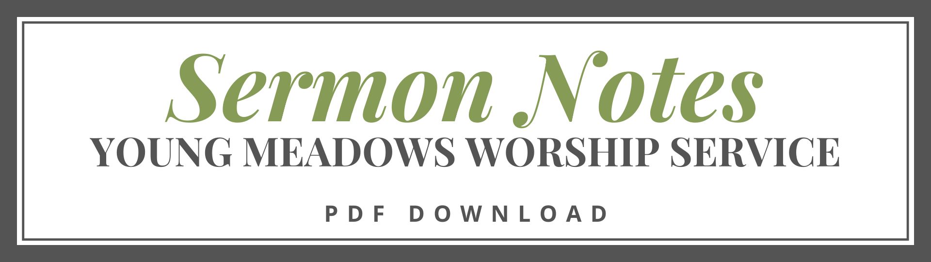 Sermon Notes Header Button