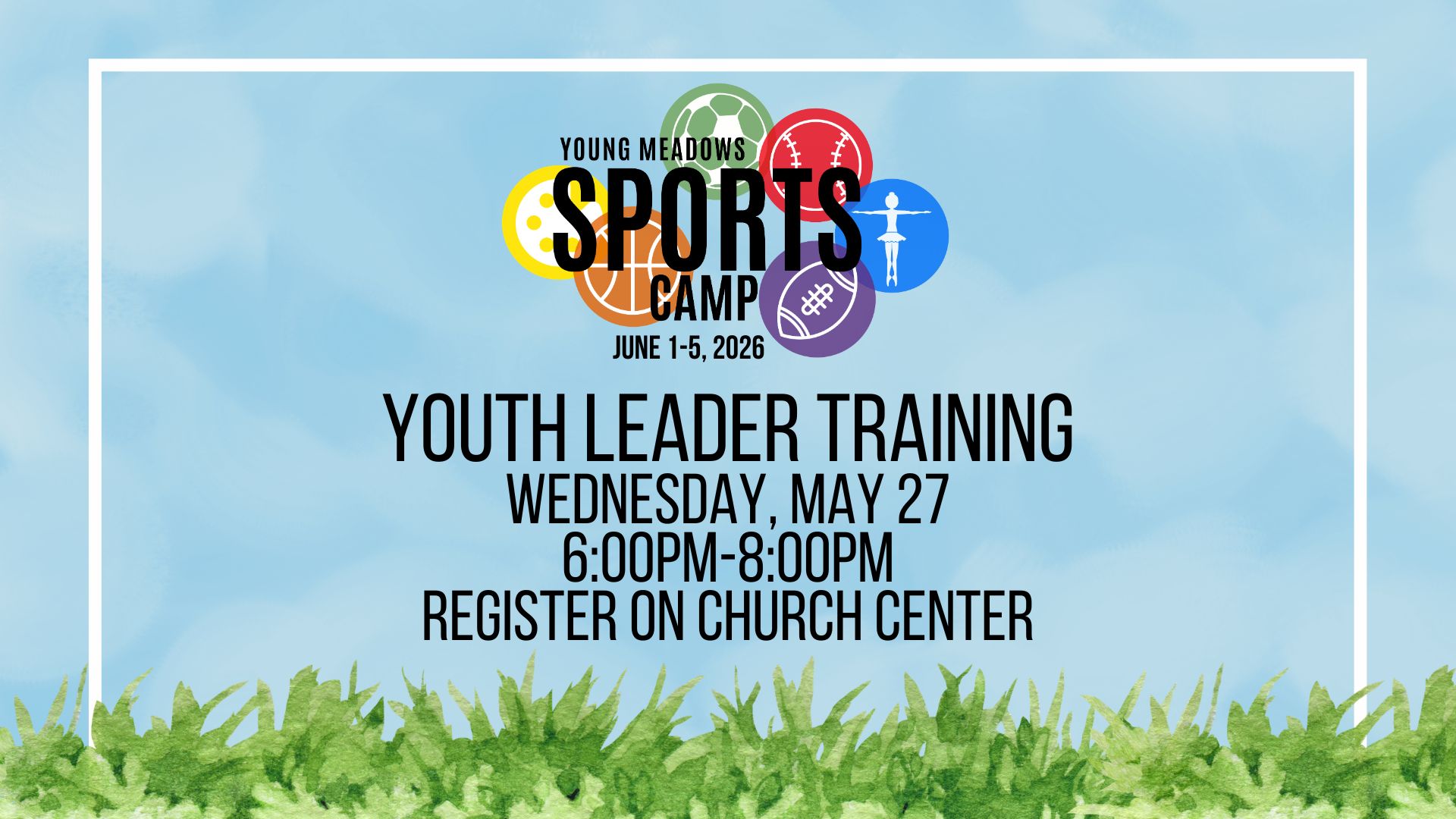 Sports Camp 2026 Youth Huddle Leader Training