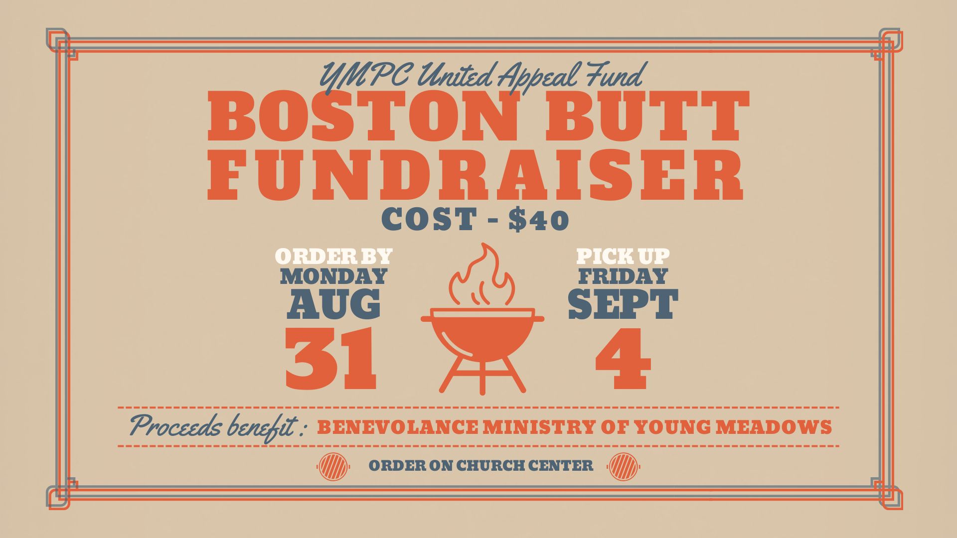 United Appeal Boston Butt 2026 FN