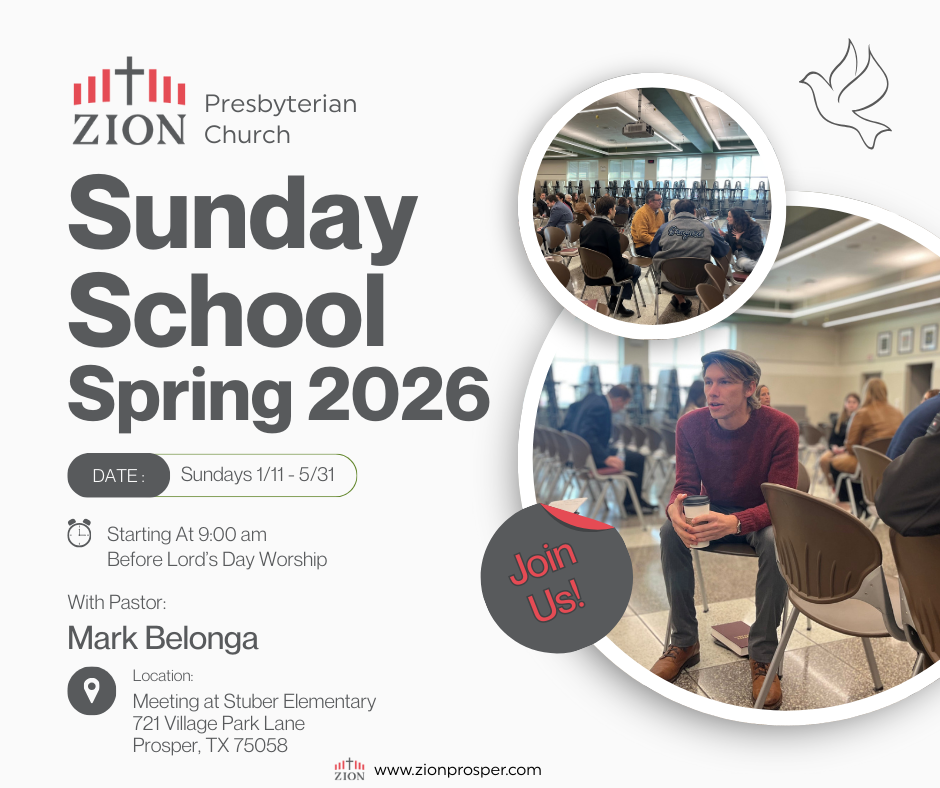 Sunday School 2026 Spring